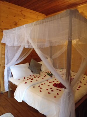 Camera doppia, vista montagna | Cassaforte in camera, una scrivania, postazione laptop, tende oscuranti