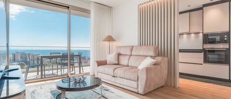 デラックス コンドミニアム オーシャンビュー | リビング エリア