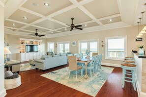 Interior - Bright Beachfront Retreat, Elevator, Dog Friendly, Quick Beach Access (Galveston)
