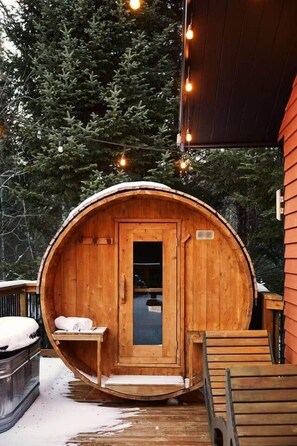 Sauna - Summer Escape Mont Tremblant National Park Jacuzzi (Lac-Supérieur)