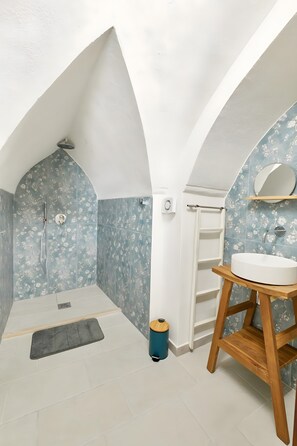 Regadera, amenidades de baño gratuitas, secadora de cabello, toallas 