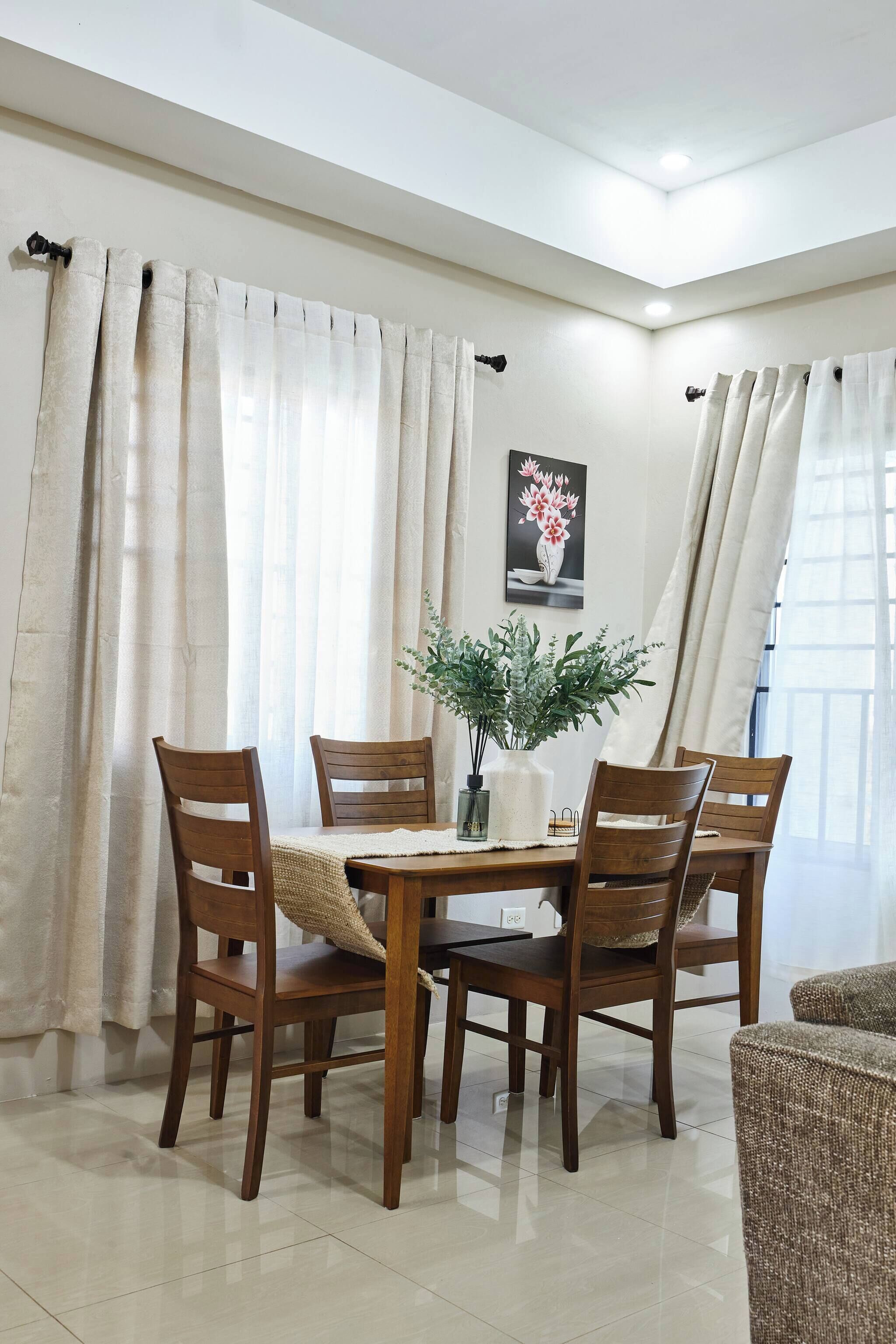 Ferienhaus, 2 Schlafzimmer, Raucher, Balkon | Esszimmer