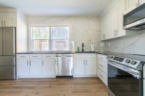 Fridge, microwave, oven, stovetop - Spacious & Pet Friendly 2 BR Oasis • Near Downtown (Raleigh)