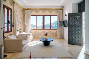 Living area - Casa Buganvilla in the heart of La Vall de Laguar (VC)