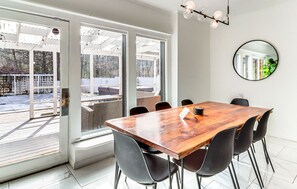 Dining - Family Retreat with Pool, Game Room & Near Skiing (Cresco)