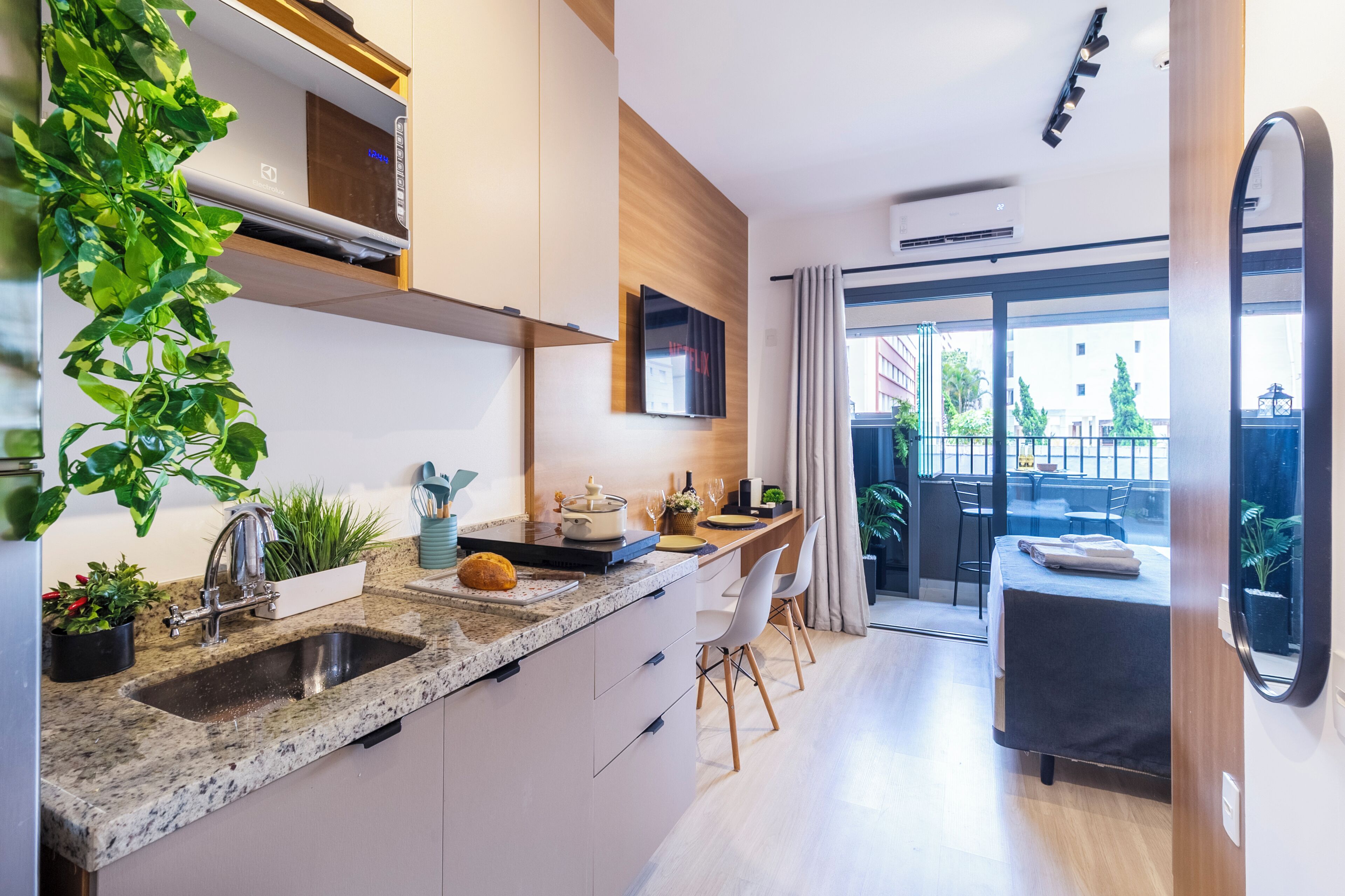 Apartamento conforto | Cozinha privada