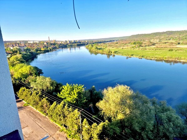 Blick von der Unterkunft