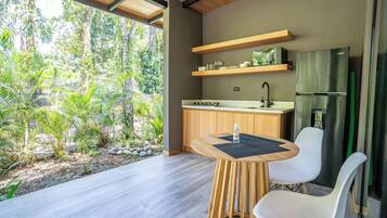 Bungalow, 1 King Bed, Private Pool | Living area