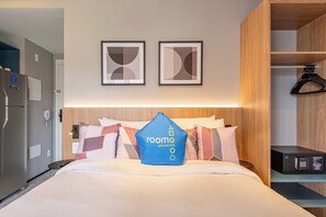 สตูดิโอ, วิวเมือง | ตู้นิรภัยในห้องพัก, ผ้าม่านกันแสง, Wi-Fi ฟรี