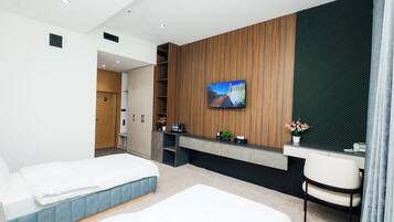 Comfort Double or Twin Room, Non Smoking, City View | In-room safe, desk, laptop workspace, free WiFi