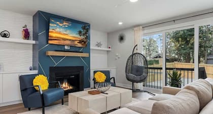 Stylish 4BR w/ Gym & Patio Near North Hills