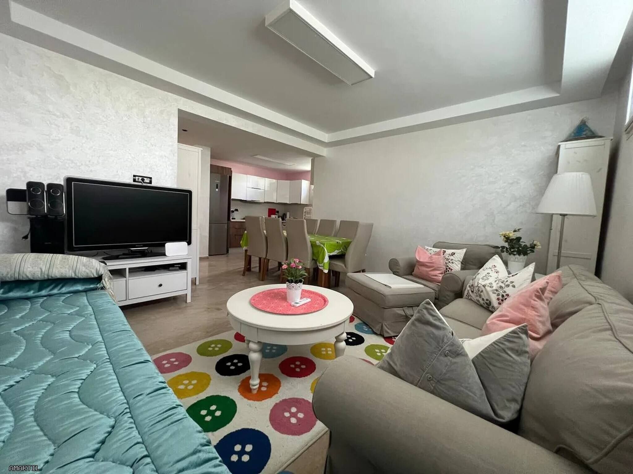 Apartment, 3 Bedrooms | Living area