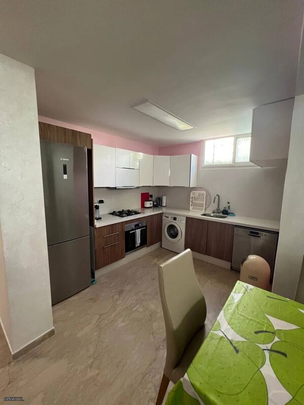 Apartment, 3 Bedrooms | Private kitchen - Villa for Rent in Rabat, Near the Beach (Aïn Attig)