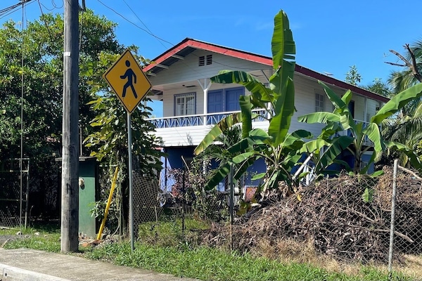 Street view of home from corner street.