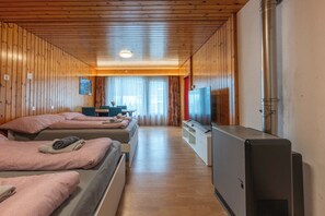 1 bedroom, desk, iron/ironing board, travel cot - Lake Thun View Apartment|Terrace + Near Interlaken (Spiez)