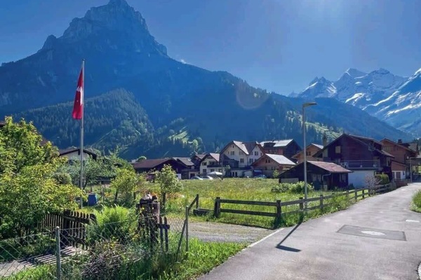 Mountain view from the apartment with beautiful alpine surroundings