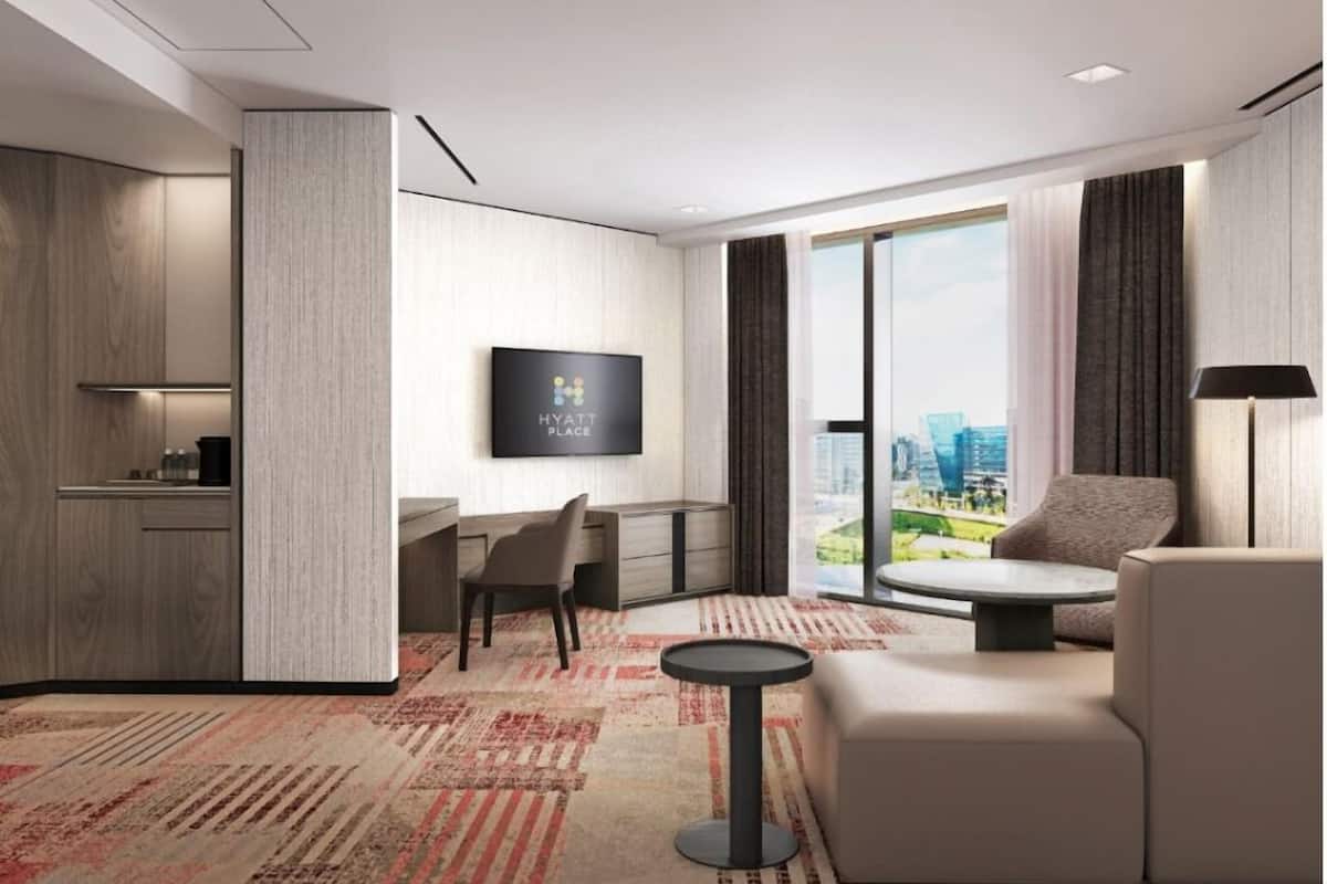 In-room safe, desk, laptop workspace, blackout drapes