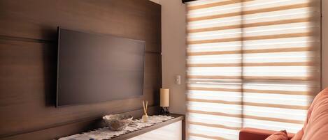 Leilighet, byutsikt | Oppholdsområde