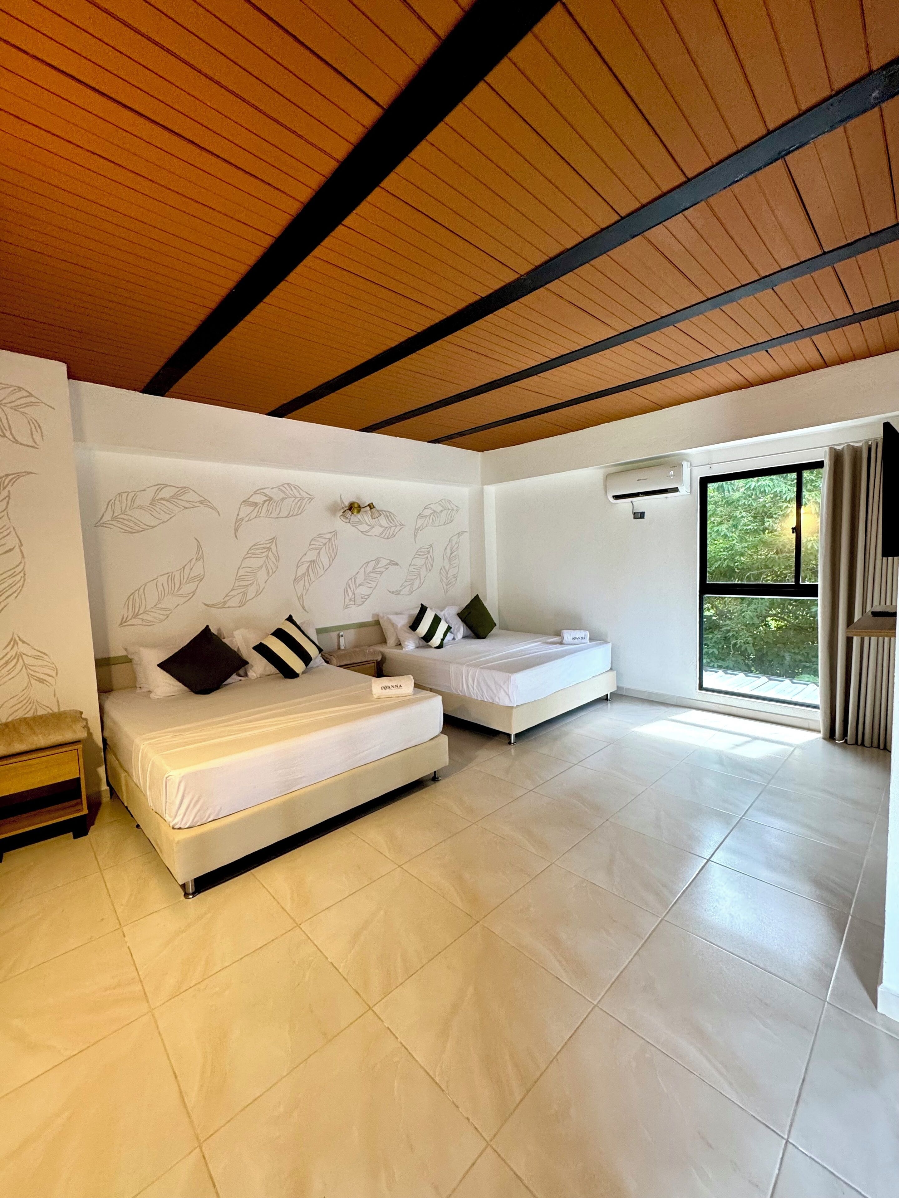 Standard Quadruple Room, Mountain View | Premium bedding, free WiFi, bed sheets