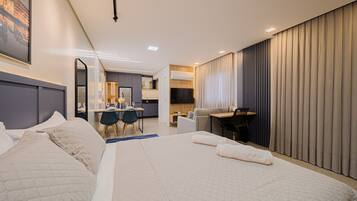 Huoneisto | Kannettavalle tietokoneelle sopiva työtila, ilmainen Wi-Fi