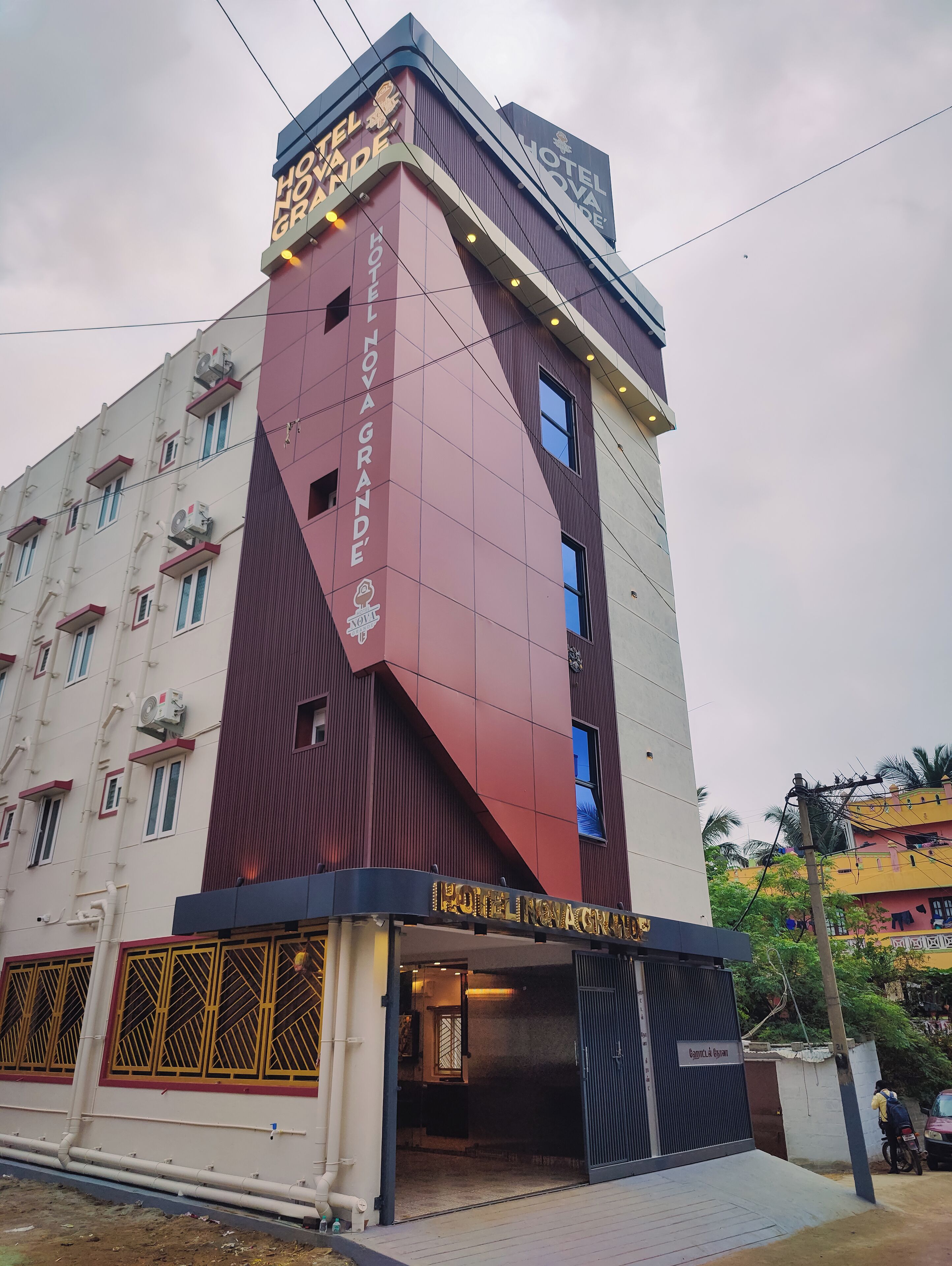 Fassade der Unterkunft