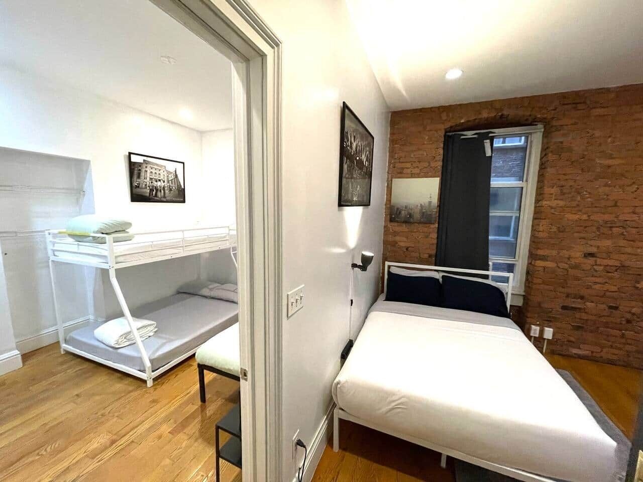 1 多间卧室、熨斗/熨衣板、WiFi、床单