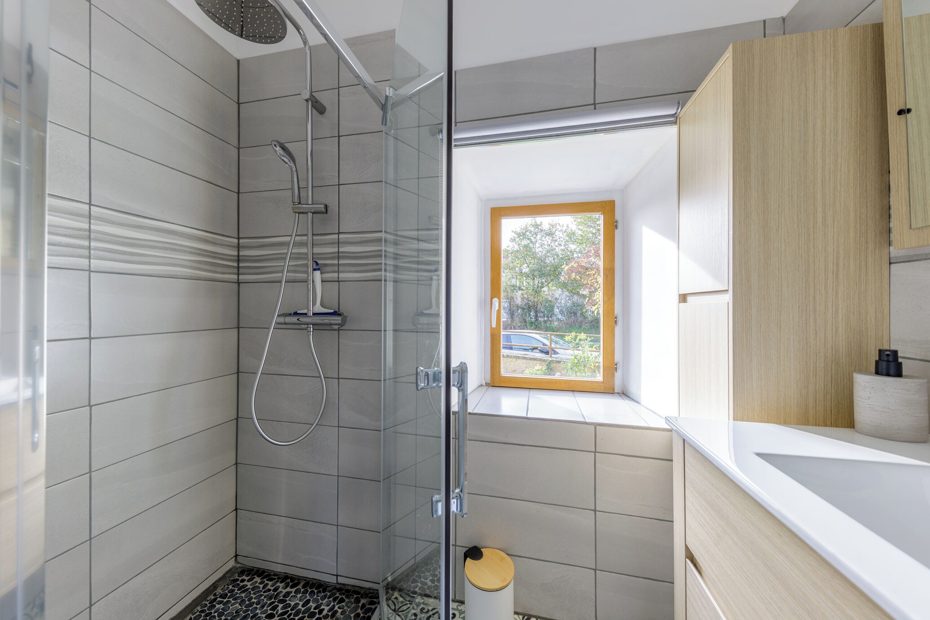 Dusche, Handtücher