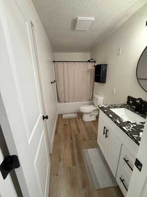 Studio Suite, Kitchenette | Bathroom - CB&M Westside Suites (Duchesne)