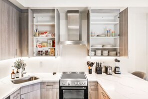 Fridge, microwave, oven, stovetop - Sleeps 12! Downtown-Entire home w/rooftop (Washington)