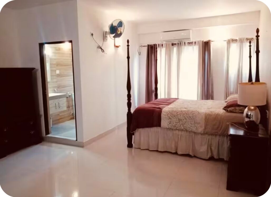 3 dormitorios, escritorio, tabla de planchar con plancha y wifi gratis