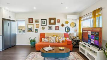 Smart TV, books, music library