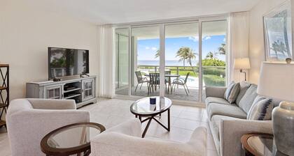 Ocean front one-bedroom in Delray, spectacular views, walk to Atlantic Ave