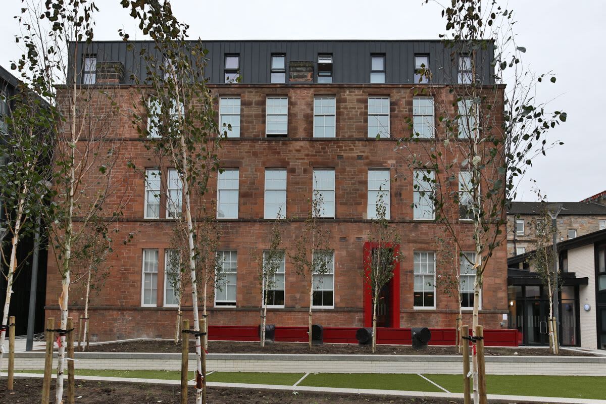 Fassade der Unterkunft