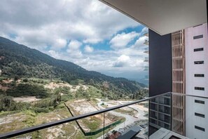 Uitzicht vanuit accommodatie