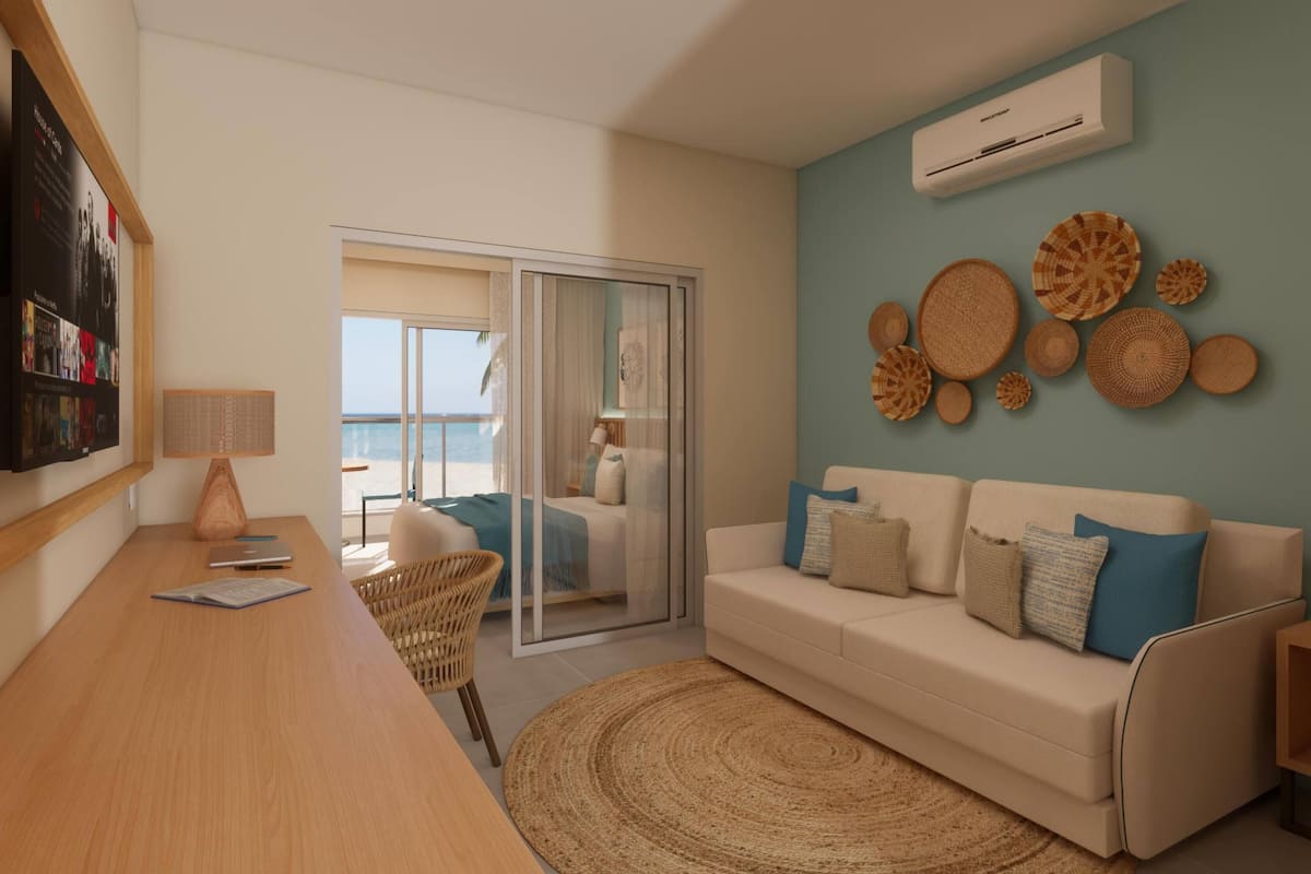 Deluxe Room, 1 Queen Bed with Sofa bed, Non Smoking, Ocean View