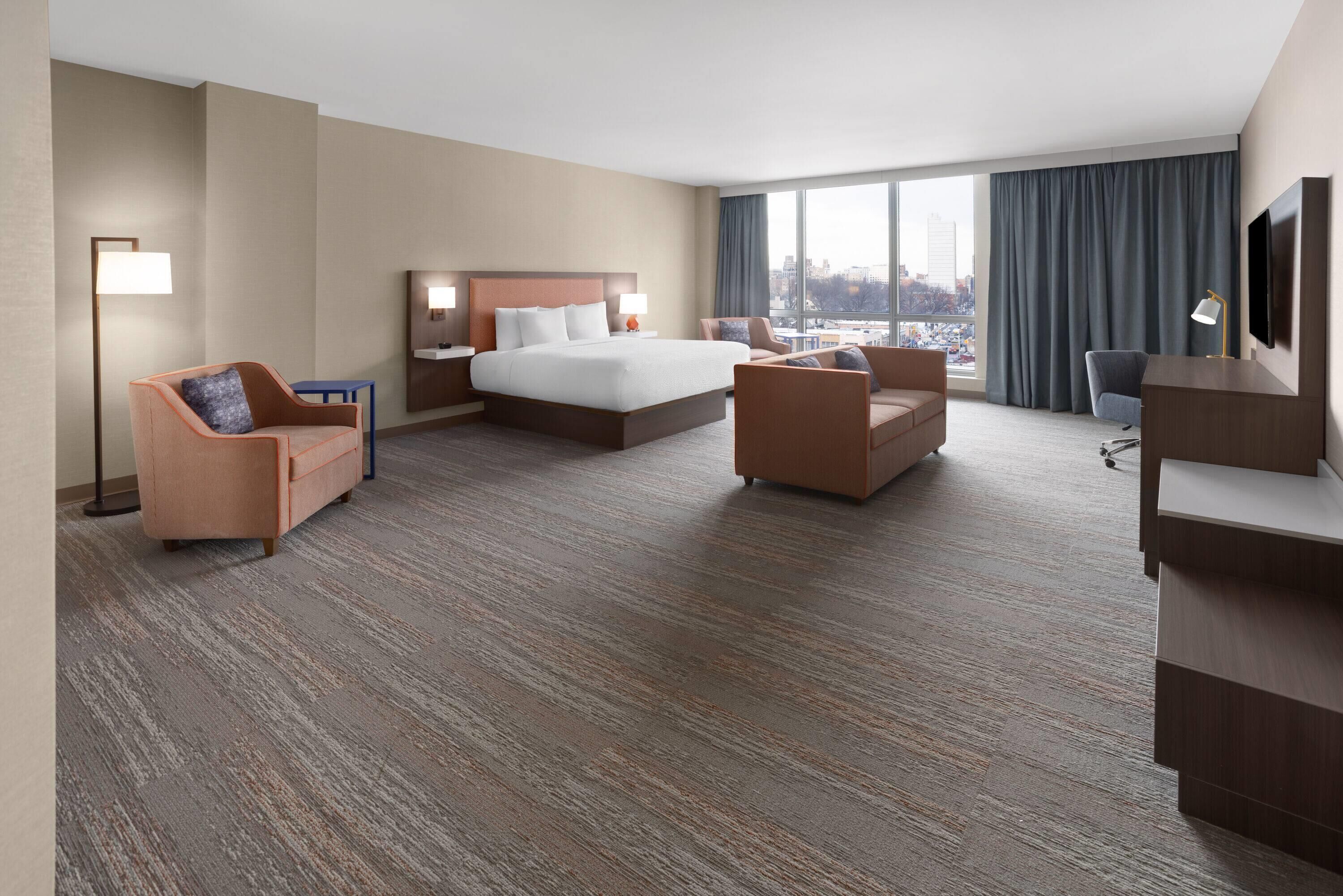 Estudio, 1 cama King size, para no fumadores | Caja de seguridad en la habitación y escritorio 