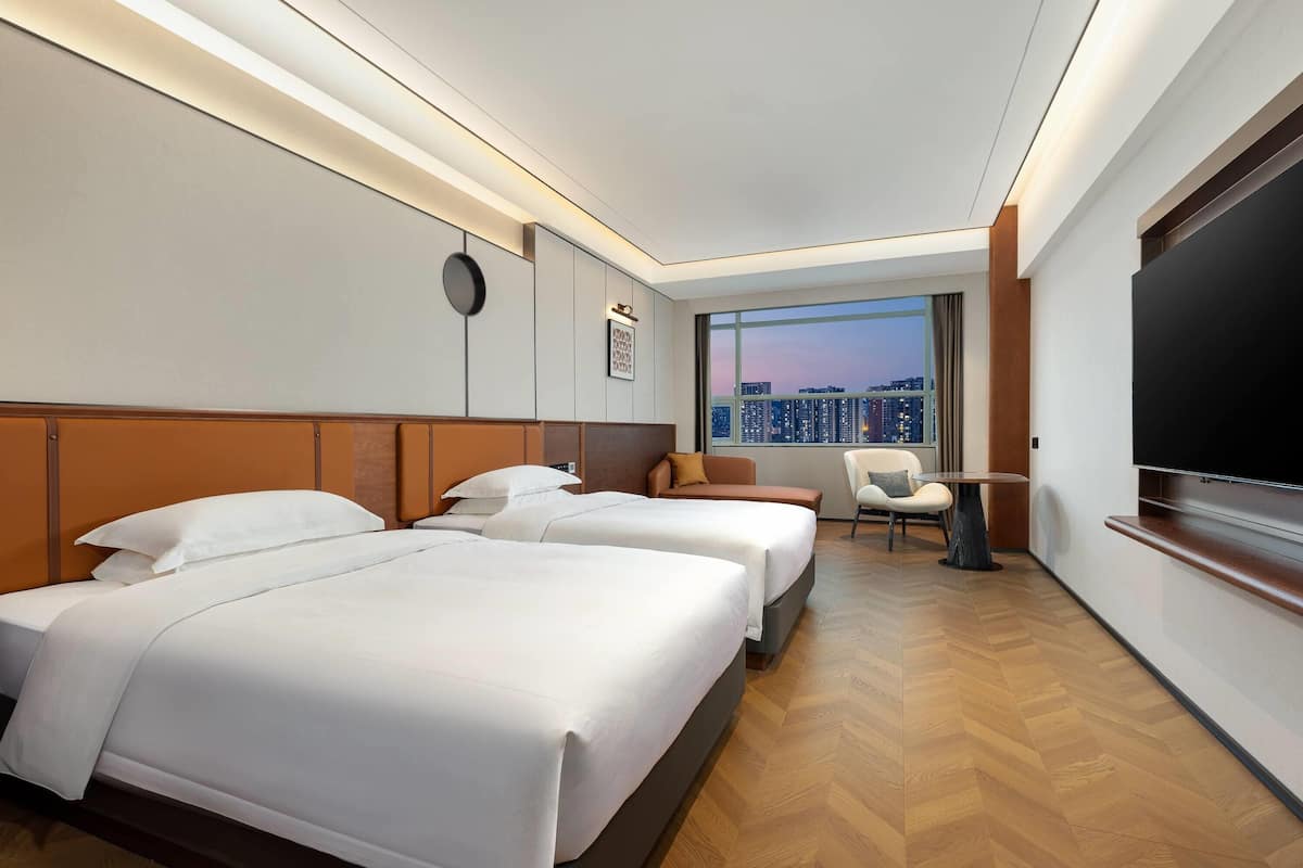 Kamar Deluks, 2 Tempat Tidur Double, Bebas Asap Rokok
