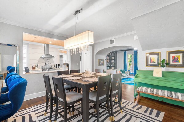 럭셔리 빌라, 침실 여러 개, 전용 수영장, 정원 전망 | 다이닝