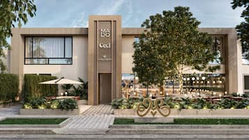 Fachada de la propiedad