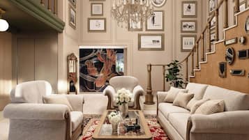 Sala de estar en el lobby