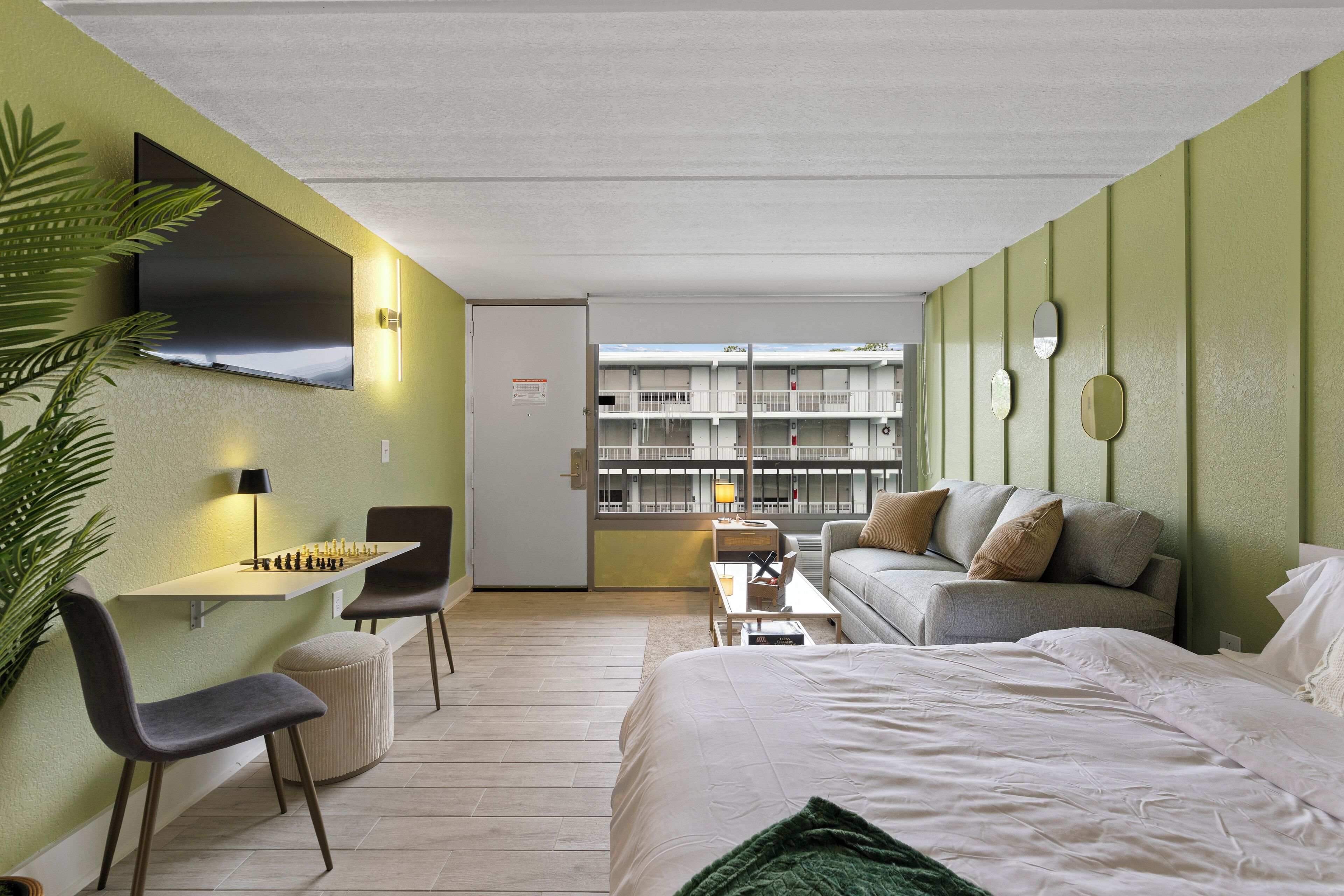 2 habitaciones, wifi, ropa de cama y acceso para silla de ruedas 