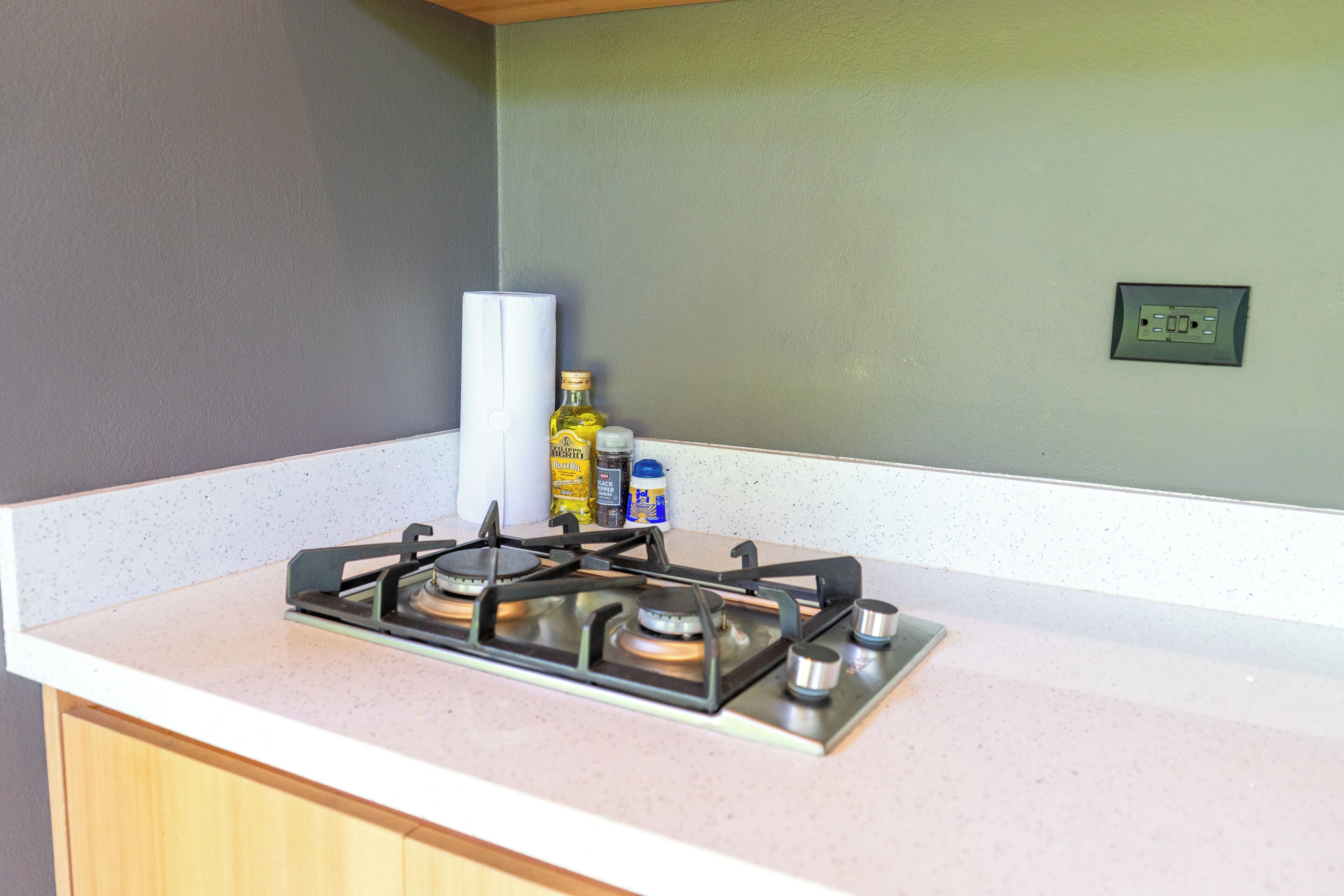 Bangalô, 1 cama King, piscina particular, vista para o jardim | Cozinha americana privada