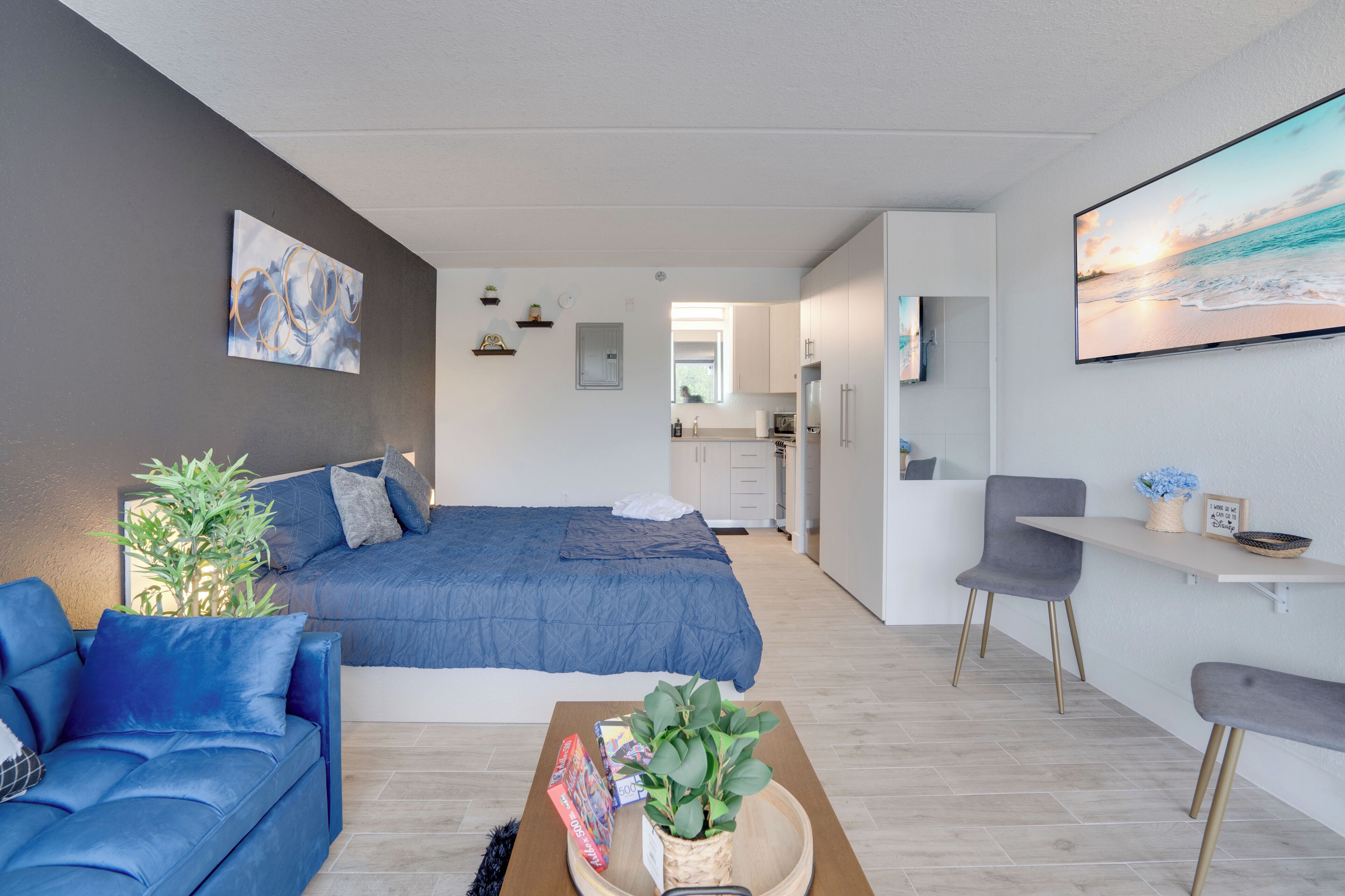 1 bedroom, WiFi, bed sheets, wheelchair access