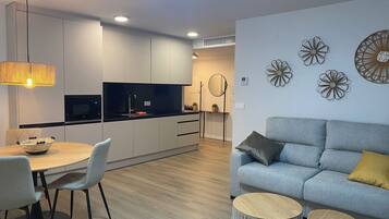 Appartamento Comfort, vista città | Area soggiorno