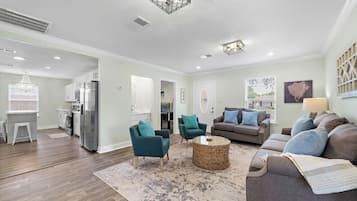 TV, video games, foosball, books