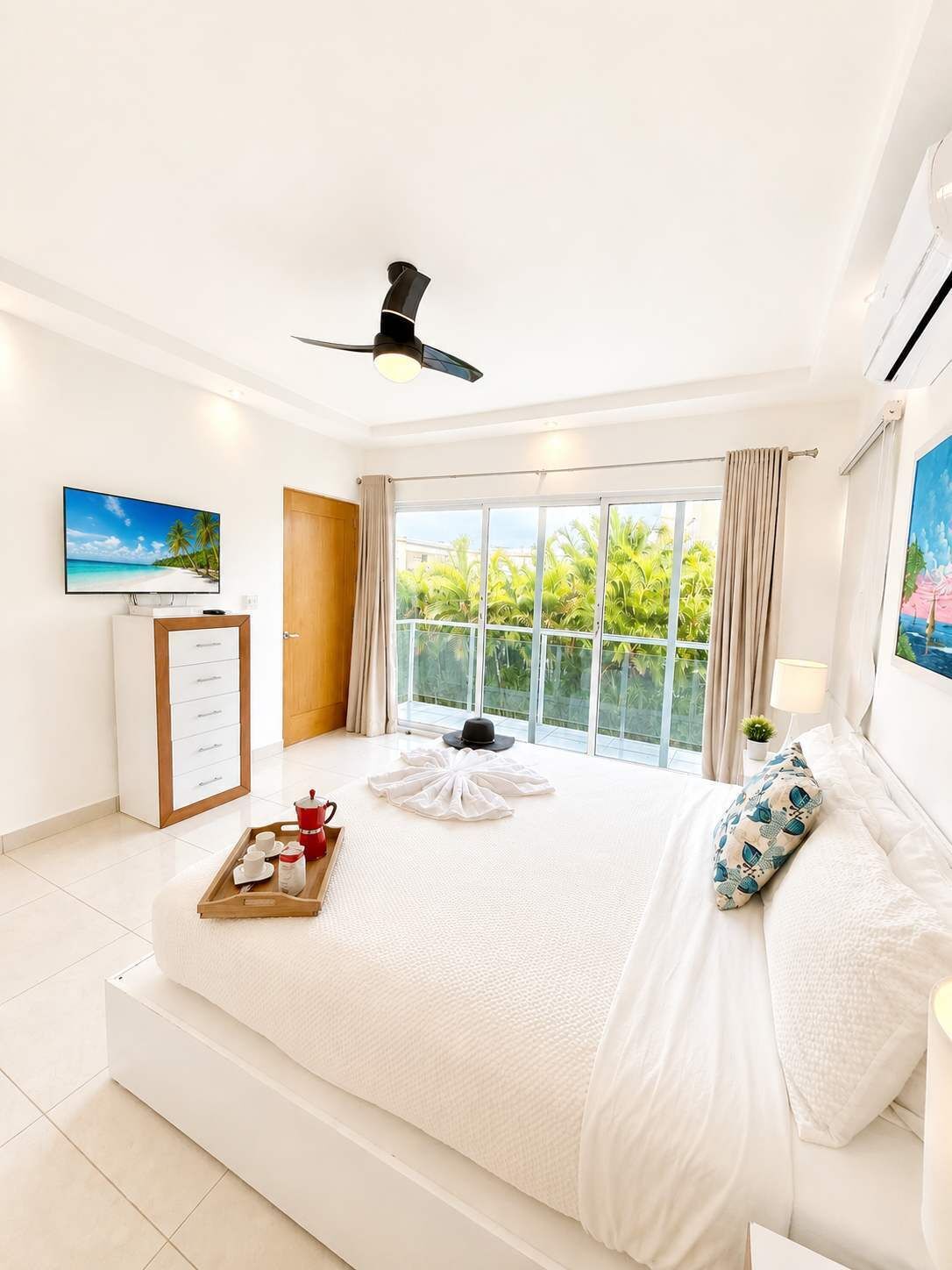 5 bedrooms, iron/ironing board, travel crib, WiFi