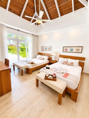 2 bedrooms, iron/ironing board, travel cot, WiFi - Private Pool Villa | Large Yard & Sleeps up to 9 (Sosúa)