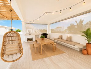 Outdoor dining - Boho Retreat |Pool Cabana, Terrace Lounge, Rooftop (Sosúa)