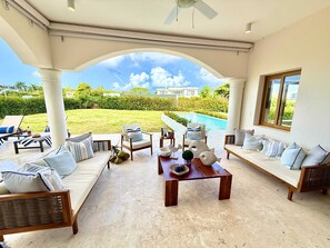 Terrace/patio - Villa Caracol in Sosua Ocean Village Santa Fe (Sosúa)