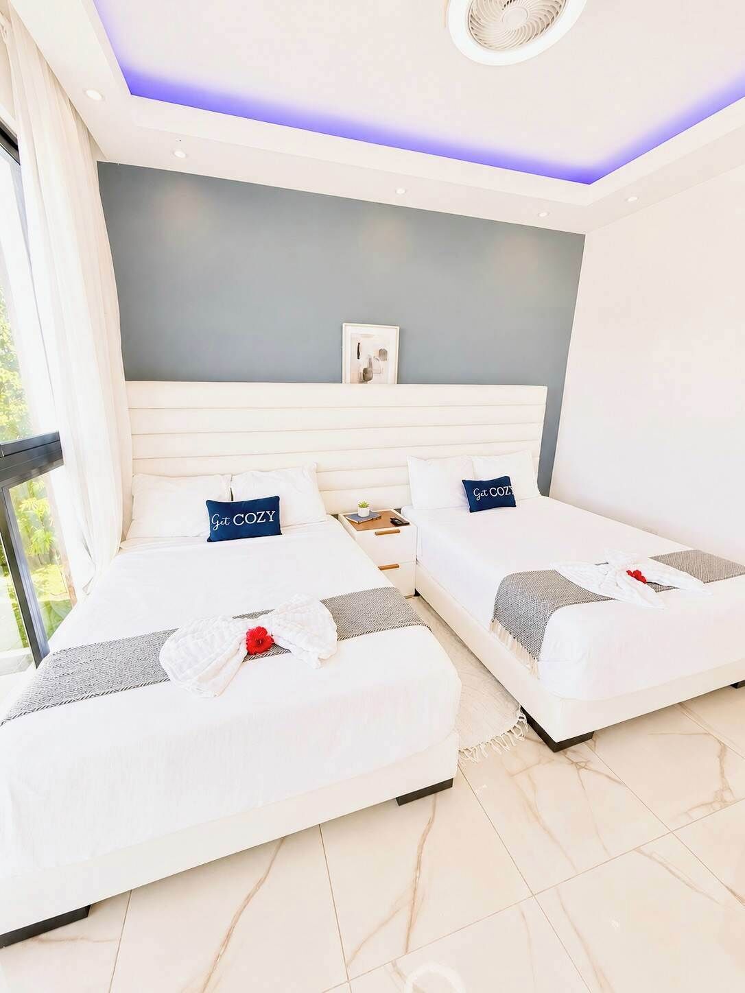 8 bedrooms, iron/ironing board, travel cot, WiFi